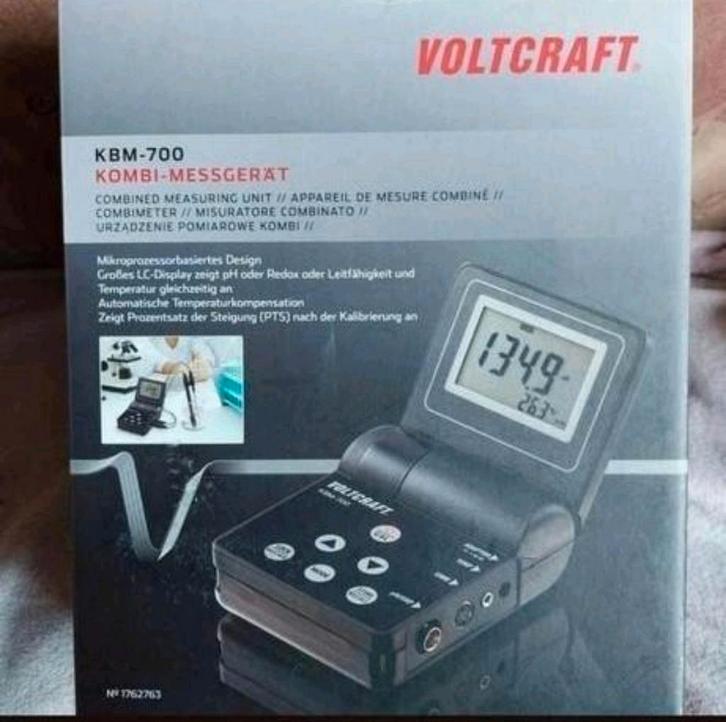 Geleidsbaarheidsmeter voltcraft kbm-700, temp/ph/zout (NIEUW, Tuin en Terras, Vijver-toebehoren, Nieuw, Overige typen, Ophalen of Verzenden