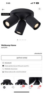 Zwarte spots 3 lichtpunten - nooit gebruikt, Huis en Inrichting, Lampen | Spots, Ophalen, Metaal of Aluminium, Nieuw, Led