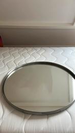 Ronde spiegel doorsnee 70 cm met stalen rand, Huis en Inrichting, Woonaccessoires | Dienbladen, Ophalen, Zo goed als nieuw, Rond