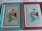 Vintage 1e H. communie jongen prenten, Ophalen, Huis en Inrichting