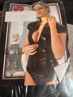 Sexy kinky latex top met rits en kraag nieuw S, Ophalen of Verzenden, Nieuw, Zwart, Lange mouw