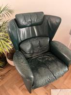 De Sede Fauteuil - Groen Leer, Huis en Inrichting, Fauteuils, Ophalen, Gebruikt, Leer, 75 tot 100 cm