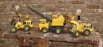 oude tonka bagger heftruck en takelwagen, Ophalen