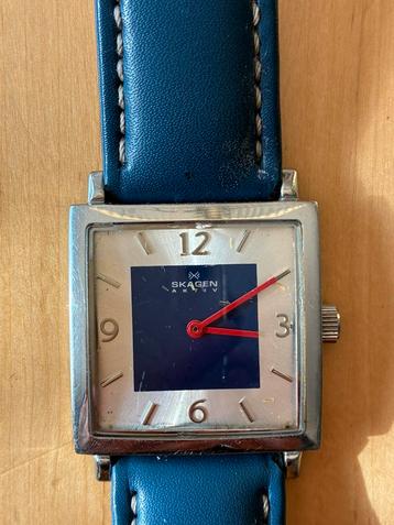 Skagen horloge  leren band beschikbaar voor biedingen
