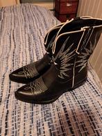 2 Paar Stoere Cowboy Laarsjes Mt 38 15 € per paar, Zwart, Lage of Enkellaarzen, Ophalen of Verzenden, Onbekend
