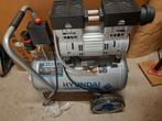 Compressor Hyuandai 24 liter super silent, Doe-het-zelf en Verbouw, Compressors, Ophalen, 6 tot 10 bar, Zo goed als nieuw, Minder dan 200 liter/min