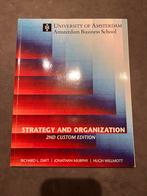 Strategie en Organisatie - UvA Bedrijfskunde, Ophalen of Verzenden, Zo goed als nieuw, Management