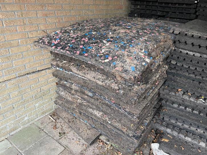 Valdemping matten, Tuin en Terras, Gras en Kunstgras, Gebruikt, 10 tot 20 m², Ophalen