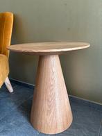 2 Houten Bijzettafels + Gratis Stoeltje, Huis en Inrichting, 45 tot 60 cm, Minder dan 55 cm, Rond, Ophalen of Verzenden