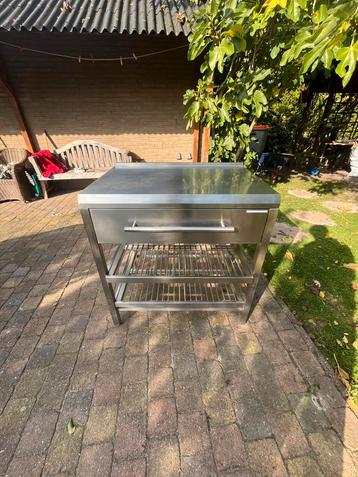 RVS Werktafel - Horeca/Slager/buitenkeuken/Werktafel beschikbaar voor biedingen