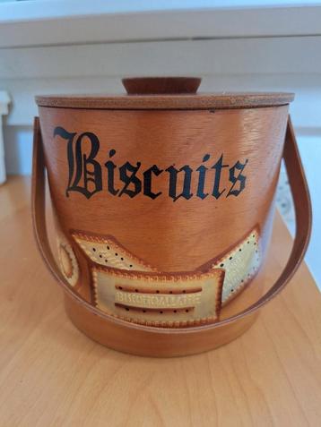 Vintage Koekjesdoos - 15 cm hoog beschikbaar voor biedingen