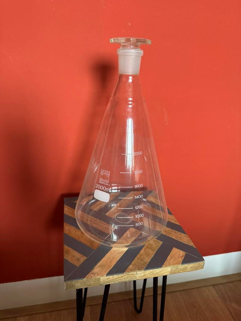 Vintage decoratie glazen fles apotheek, Antiek en Kunst, Antiek | Glas en Kristal, Ophalen