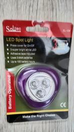 Mini spot druk lamp Licht voor kasten, bed, tenten ect.Nieuw, Huis en Inrichting, Ophalen of Verzenden, Nieuw