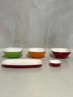 Guzzini schalen 5x design jaren 90 fruitschalen kommen, Guzzini, Kunststof, Gebruikt, Schaal