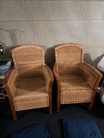 2 Rieten stoelen. Gratis - Wegens Verhuizing beschikbaar voor biedingen