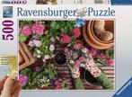 Ravensburger - Liefde voor de Tuin - 500XL stukjes, Nieuw, Ophalen of Verzenden, 500 t/m 1500 stukjes, Legpuzzel