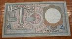 8) Hugo de Groot 10 gulden 1953 5 AX 013279 48-1aa, Postzegels en Munten, Ophalen of Verzenden, 10 gulden, Los biljet