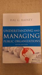 Understanding and Managing Public Organizations, Boeken, Ophalen of Verzenden, Zo goed als nieuw, WO, Hal G. Rainey