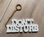 Houten deurhanger - don’t disturb - houten tekst - hanger, Ophalen, Zo goed als nieuw