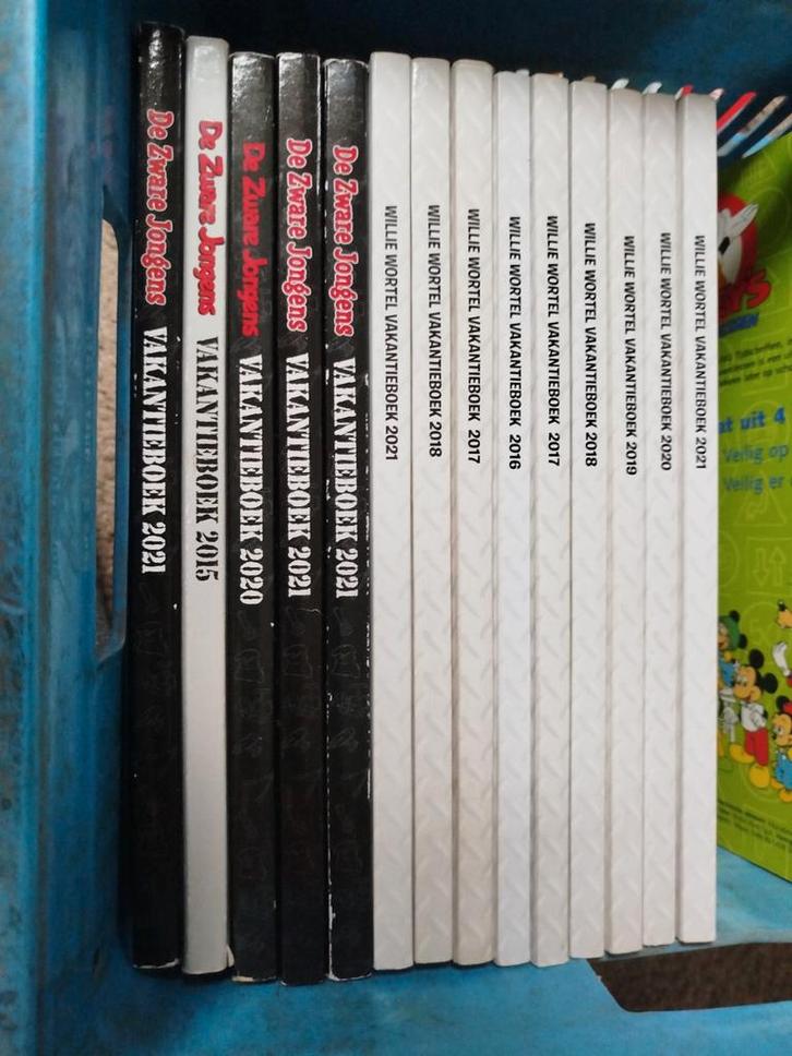 WILLIE WORTEL vakantieboeken, zware jongens en Mickey lost t, Boeken, Stripboeken, Zo goed als nieuw, Meerdere stripboeken, Ophalen of Verzenden