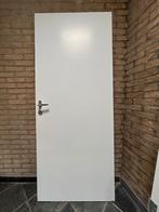 Witte Binnendeur, Doe-het-zelf en Verbouw, Deuren en Horren, Ophalen, Gebruikt, 80 tot 100 cm, Binnendeur