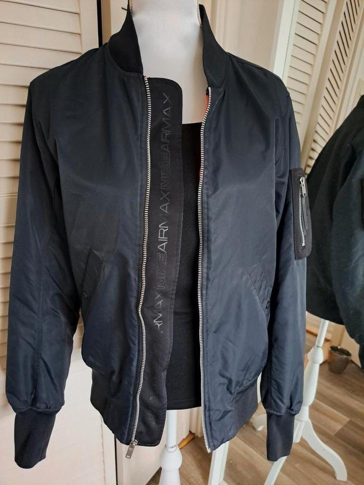 Nike Air Max Tech Flight Bomber Jacket Full Zip Lined Strap, Kleding | Heren, Jassen | Winter, Zo goed als nieuw, Maat 46 (S) of kleiner