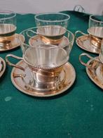 Theeglazen wmf zes stuks met schotel, Huis en Inrichting, Keuken | Servies, Ophalen of Verzenden, 'T Olde Gre-j, Info@toldegrej.nl
