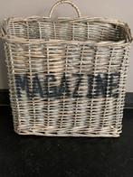 Rieten Opbergmand voor Magazines, Huis en Inrichting, Ophalen of Verzenden, Gebruikt