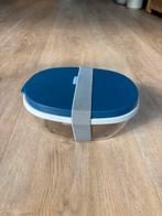 Mepal Ellipse meeneem bak / lunchtrommel blauw grijs nieuw, Ophalen of Verzenden, Nieuw, Blauw