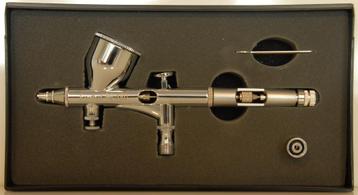 MEGA AANBIEDING!! Freetech airbrush TG-180, vaste cup 9cc 