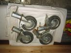 4x steigerwielen, steiger wielen met rem, Ophalen, Gebruikt, Rolsteiger of Kamersteiger, Minder dan 2 meter