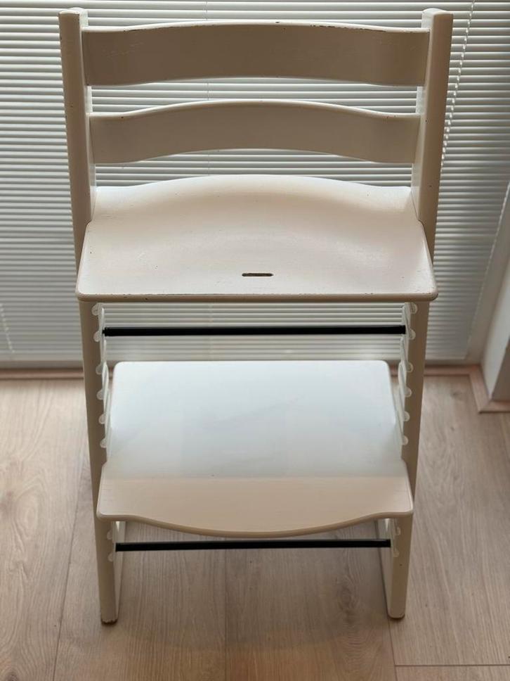 Triptrap stoel wit, Kinderen en Baby's, Kinderstoelen, Gebruikt, Meegroeistoel, Ophalen