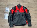 Dainese Racing 4 Leather Jacket Fluo-Red (NIEUW, maat 52), Nieuw met kaartje, Dainese, Heren, Jas | leer