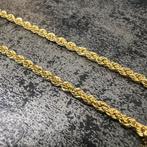 14k gouden ketting rope chain schakel nieuw, Ophalen of Verzenden, Zo goed als nieuw, Goud