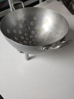 Antieke franse aluminium vergiet, Ophalen of Verzenden