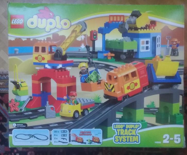 Lego Duplo  Trein  10508 +10506 compleet in originele dozen., Kinderen en Baby's, Speelgoed | Bouwstenen, Zo goed als nieuw, Ophalen