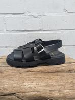 Kleman - Mooie leren sandalen maat 40 - Vaste col Nieuw €150, Zwart, Nieuw, X, Kleman