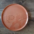 Terracotta bord, Huis en Inrichting, Keuken | Servies, Ophalen of Verzenden, Zo goed als nieuw, Bord(en), Overige stijlen