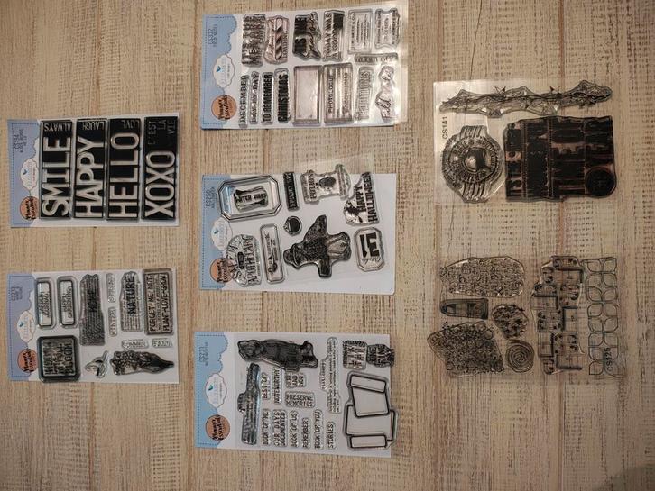 Elizabeth craft designs stempels per set, Hobby en Vrije tijd, Stempelen, Zo goed als nieuw, Clearstamp, Ophalen of Verzenden