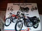 Folder Norton/Triumph, Ophalen of Verzenden, Triumph