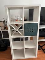 IKEA KALLAX kast 8 vakken + twee inzet, Ophalen, Gebruikt, 25 tot 50 cm, 100 tot 150 cm
