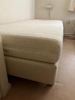 2x Boxspring Bed | 80 x 200 cm, Ophalen, Eenpersoons, Beige, Zo goed als nieuw