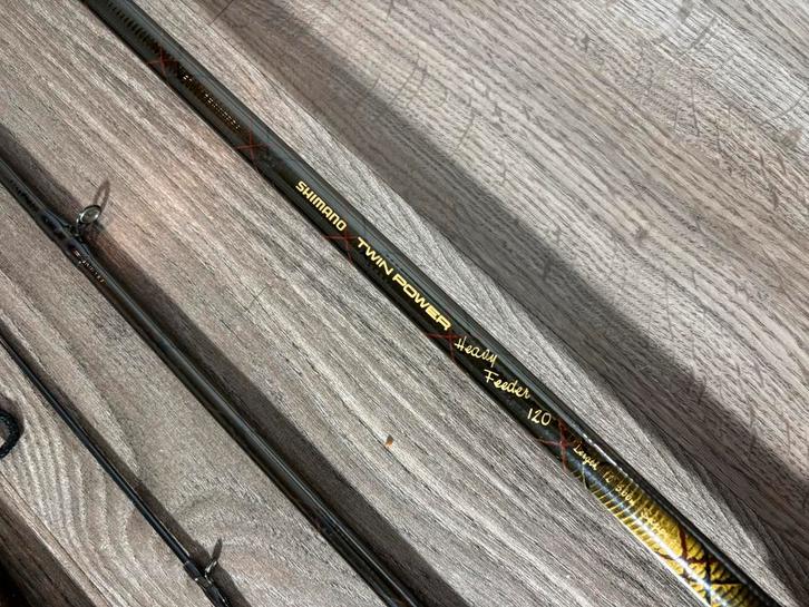 Shimano twinpower heavy feeder 12ft hengel, Watersport en Boten, Hengelsport | Witvissen, Gebruikt, Werphengel, Ophalen of Verzenden