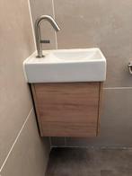 Fonteinkastje kleur ideal oak, Huis en Inrichting, Badkamer | Badkamermeubels, Ophalen, Overige typen, Nieuw, 50 tot 100 cm