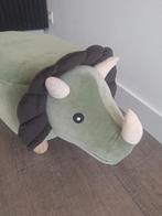 Dinokrukje dierenkrukje krukje neushoorn pluche, Ophalen, Zo goed als nieuw