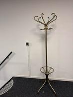 Vintage messing deense kapstok, Huis en Inrichting, Woonaccessoires | Kapstokken, Ophalen, Zo goed als nieuw, Metaal, Staande kapstok