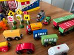Houten treintjes en auto’s Verzameling, Ophalen of Verzenden, Gebruikt, Overige typen