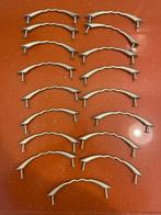 Handgrepen RVS 17 stuks zilver, Minder dan 50 cm, Gebruikt, Ophalen of Verzenden, Minder dan 25 cm