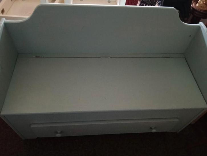 Klep/zitbankje met opbergruimte. Sage green., Huis en Inrichting, Overige Huis en Inrichting, Zo goed als nieuw, Ophalen