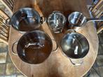 Tefal Potten en Pannen Set (10 Stuks!), Gebruikt, Pannenset, Ophalen of Verzenden, Rvs